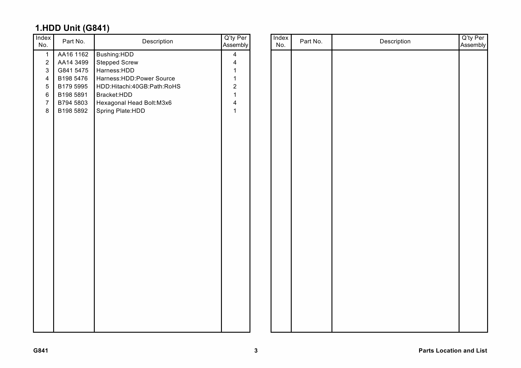 RICOH Options G841 PRINTER-HDD-TYPE-8100 Parts Catalog PDF download-3